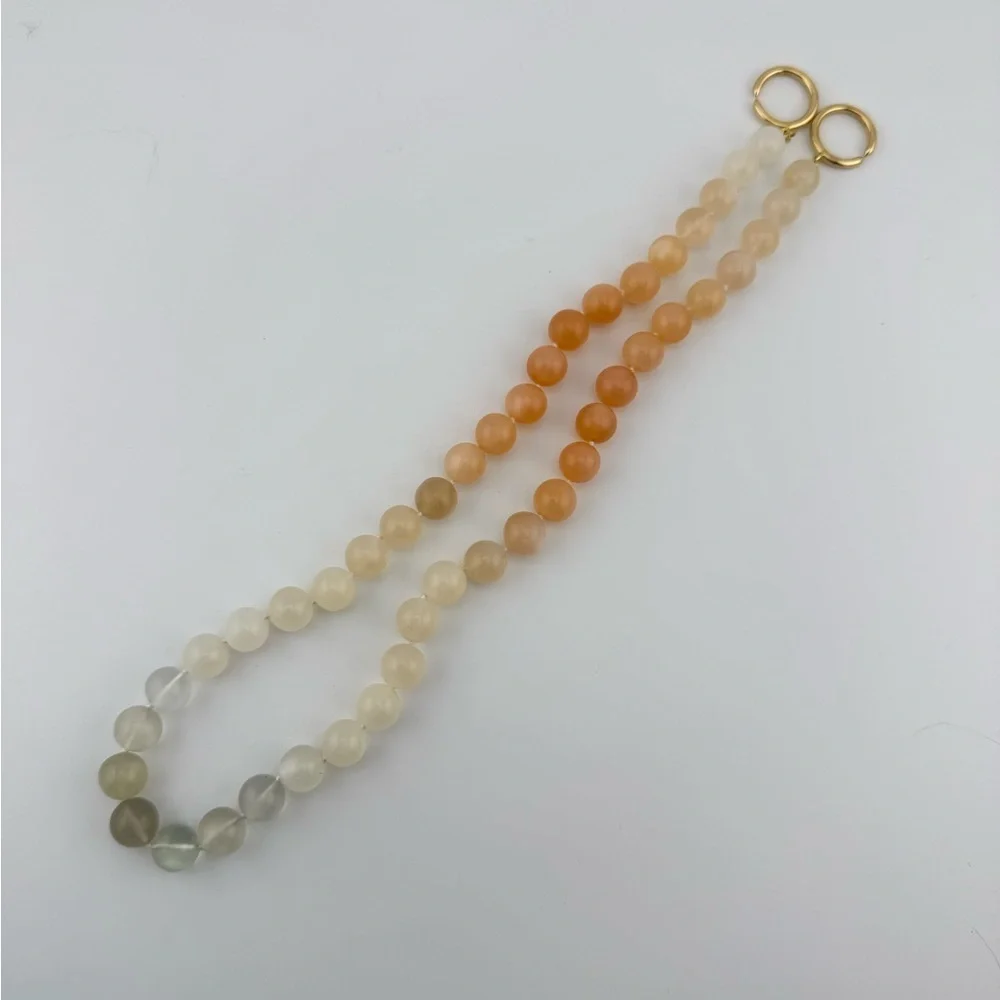 RARE Tiffany & Co. 18k Ombre Moonstone Gemstone Necklace by Paloma Picasso